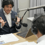 収録風景 Radio recording session