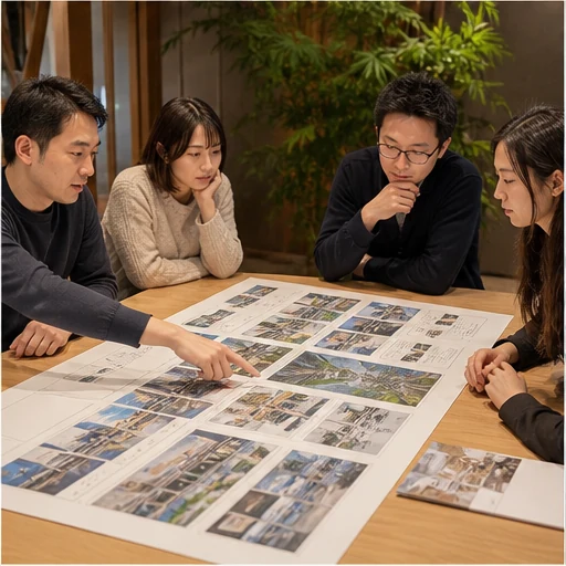 映像制作と会場運用を一体で設計するイメージ