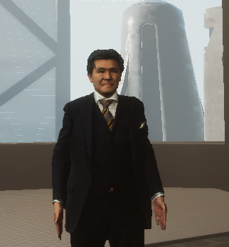 BLUE Symphony代表 小谷隆文の3Dアバター